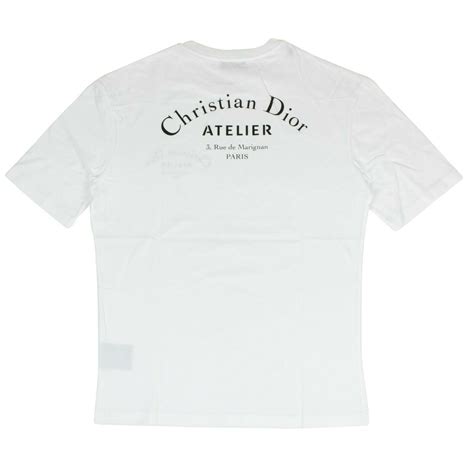 dior white tee shirt|christian dior white t shirt.